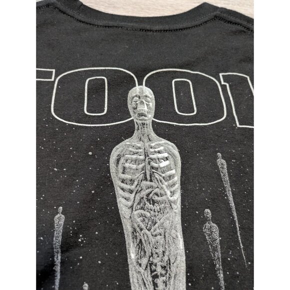 Tool Tour Shirt Mens Small 2024 Concert Skull Skeleton Fear Inocolum Black - Picture 7 of 9